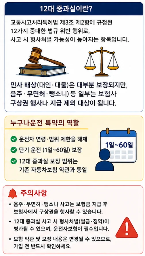 12대 중과실이란?
