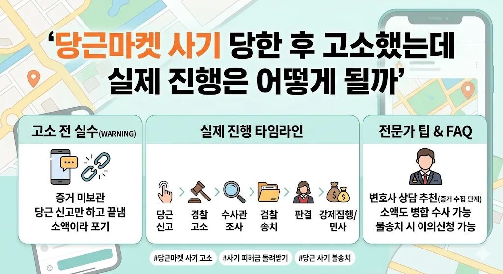 당근마켓 사기거래 당했을때 대처요령