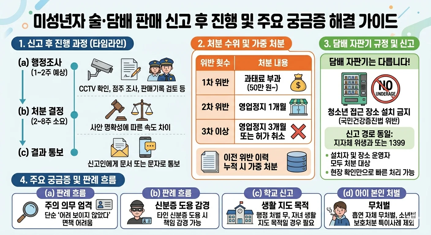 신고후 진행절차와 주의사항